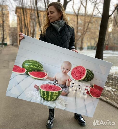 Портрет по фото / печать на холсте