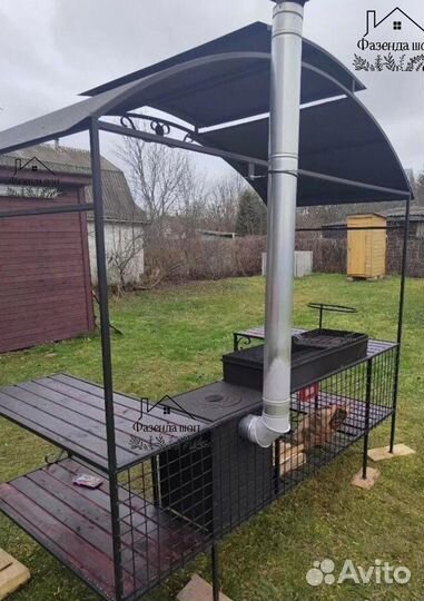 Мангал беседка