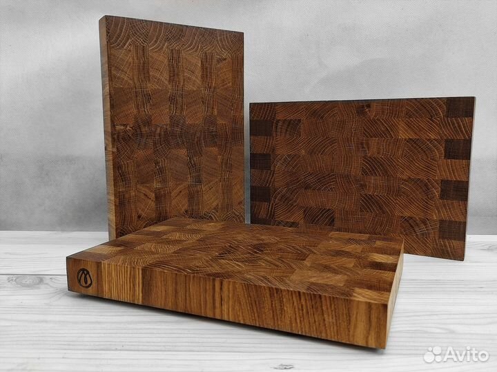 Торцевая разделочная доска 20х30 из дуба