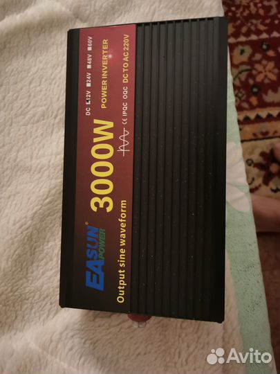 Автомобильный инвертор с 12 на 220