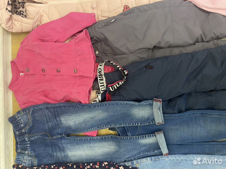 Пакет вещей для девочки 98-110