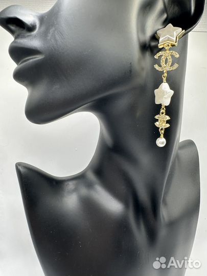 Серьги Chanel оригинал