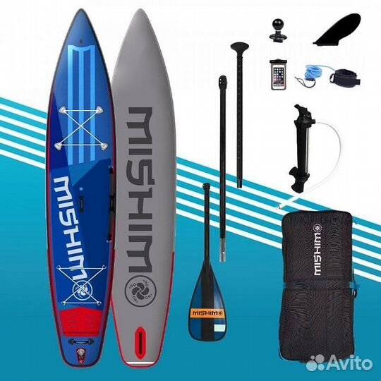 Надувная доска для sup-бординга mishimo sport 12.6