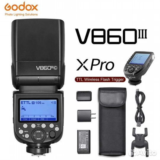 Godox v860III + XPro C/N/S/F в наличии