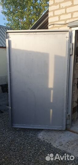 Ворота гаражные металлические бу
