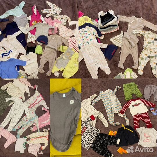 Вещи для малыша 0-6 мес-12 мес
