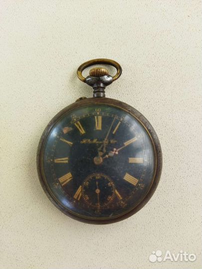 Старинные карманные часы Генри Мозер швейцария