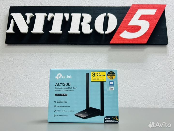 Wi-Fi адаптер TP-link Archer T4U Plus