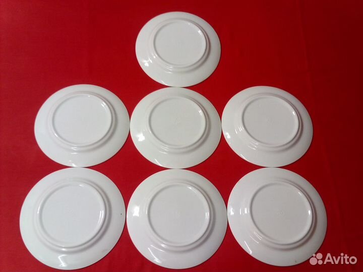 Тарелка Керамическая \ СССР \ Цена за 7 тарелок \