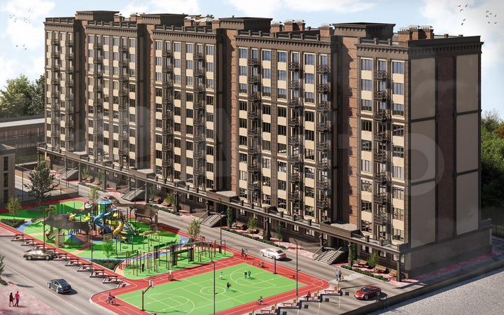 3-к. квартира, 92 м², 10/10 эт.