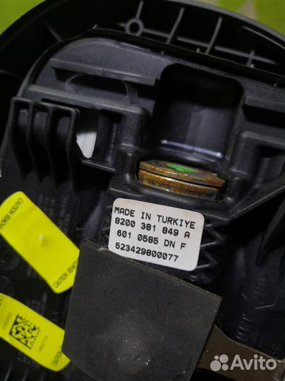 Подушка безопасности в руль Рено Меган 2