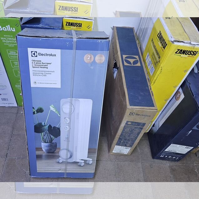 Новый масляный обогреватель Electrolux