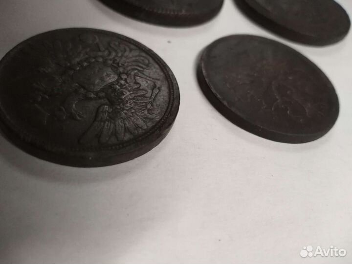 5 копеек 1804, 1806, 1859, 1860 год