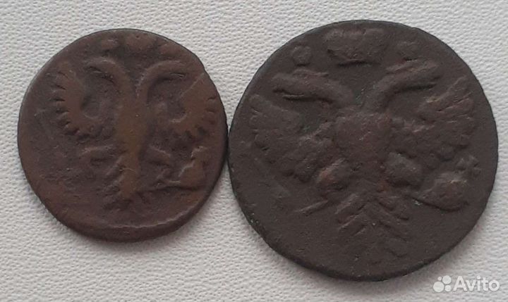 Царские монеты 18 века 4 шт