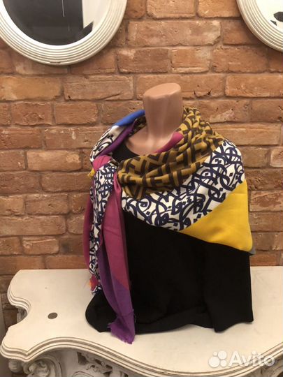 Платок,пашмина,шарф- fendi Фенди»