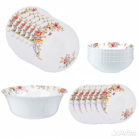 Набор столовой посуды 19 пр тарелки