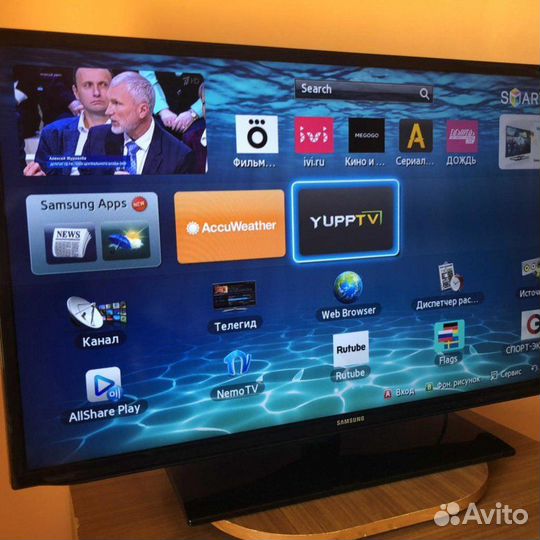 Smart телевизор самсунг 102 см