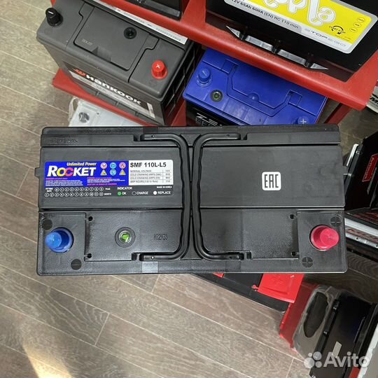 Аккумулятор корейский 110Ah 910A Rocket