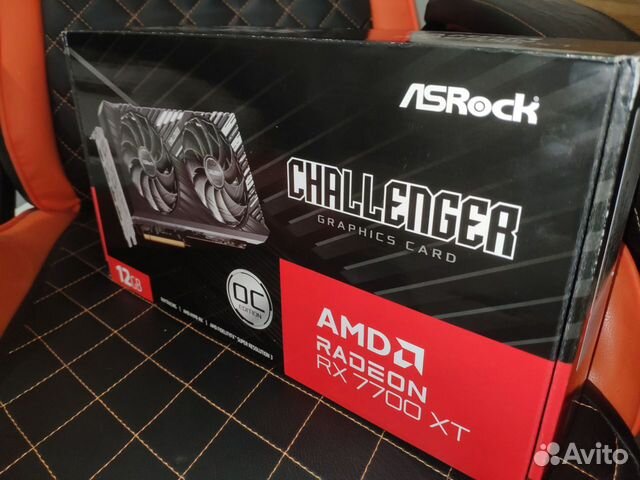 Видеокарта ASRock RX7700XT Challenger 12GB OC
