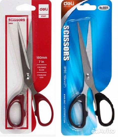 Новые универсальные офисные ножницы Deli 180 мм