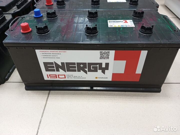 Аккумуляторы на грузовые авто и спецтехниу 6CT-190