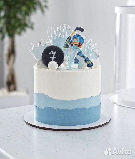 Торт хоккеисту, день рождения