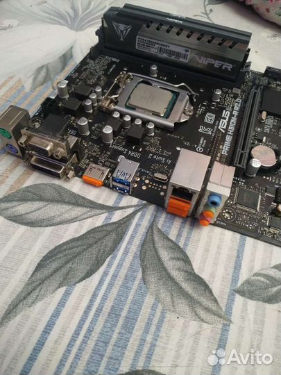 Комплект: материнская плата, процессор, озу