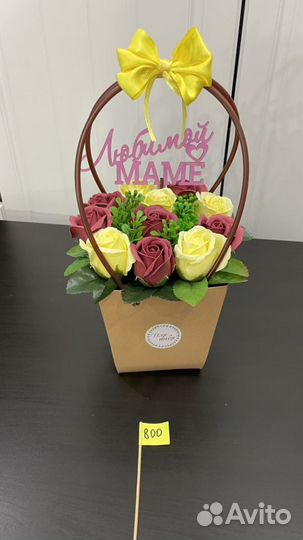 Мыльные букеты из роз, для мам и на любой праздник