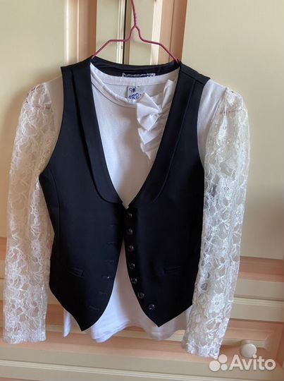 Жилет в школу для девочки