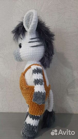 Зебра крючком ручной работы