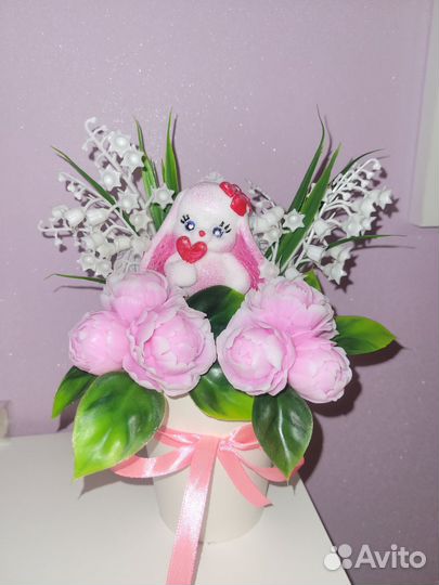 Букеты ручной работы из мыла