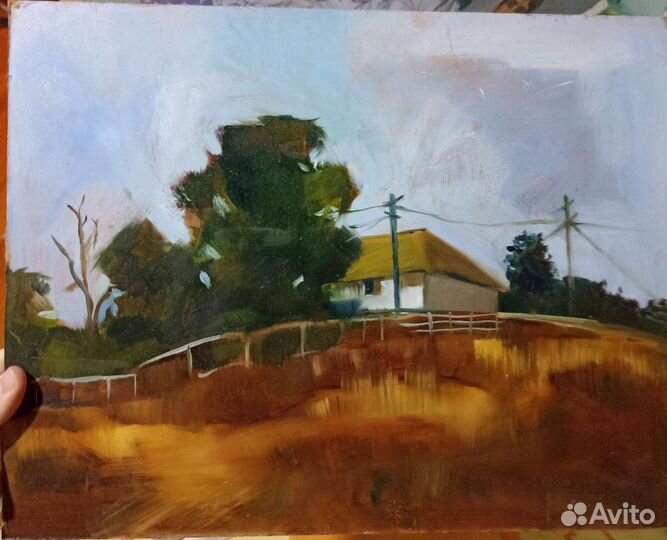 Картина маслом пейзаж