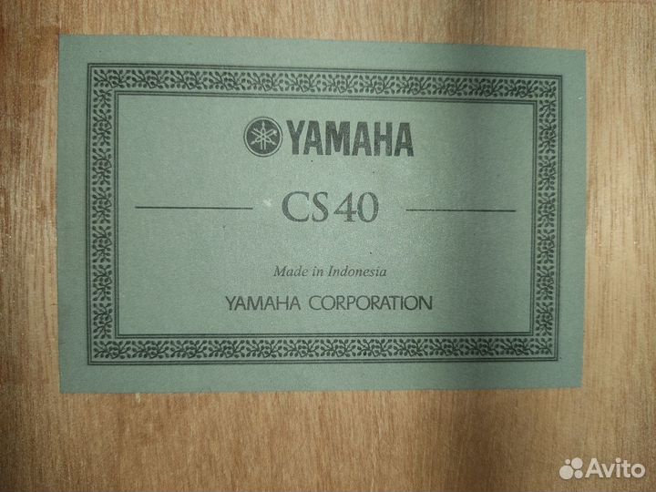 Классическая гитара Yamaha cs40