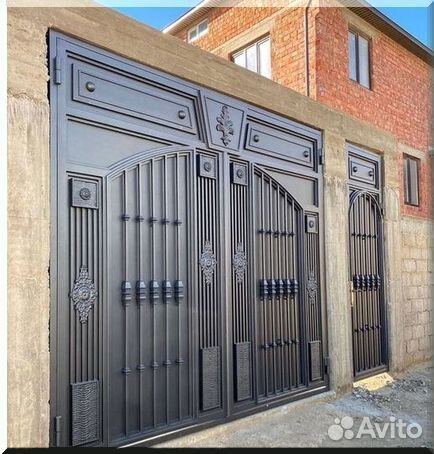 Кованые ворота под ключ