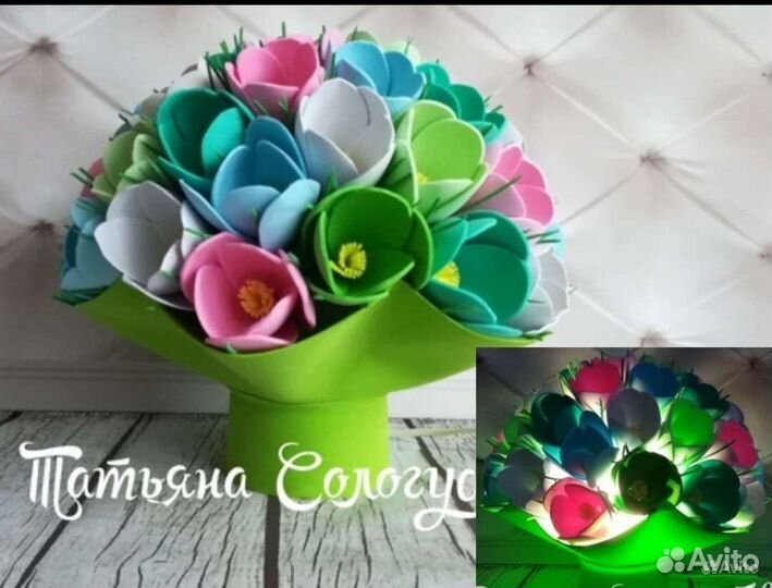 Букет светильник в подарок