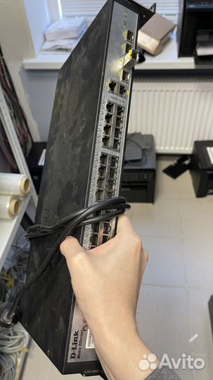 Коммутатор D-link Des-1228 в стойку 24 порта