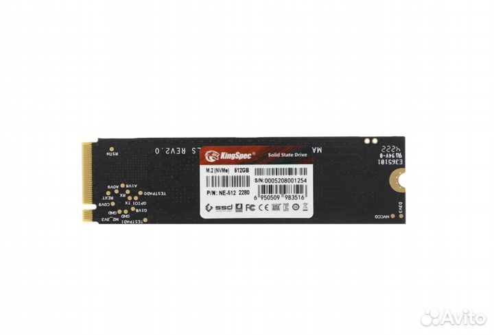 Накопитель SSD Kingspec PCI-E 3.0 512Gb