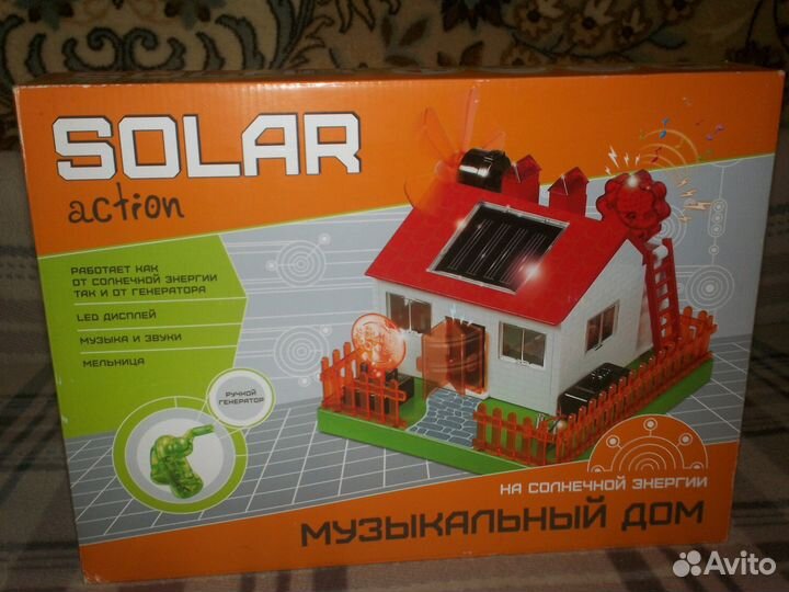 Музыкальный дом на солнечных батарейках