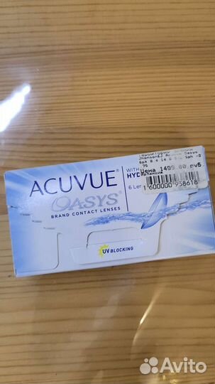 Линзы контактные acuvue oasys двухнедельные