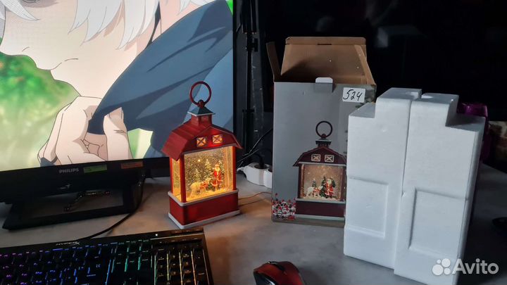 Новогодний рождественский фонарь