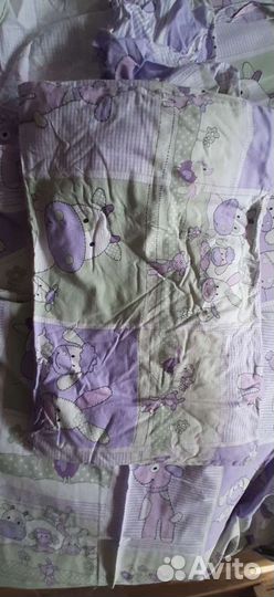 Постель с бортиками