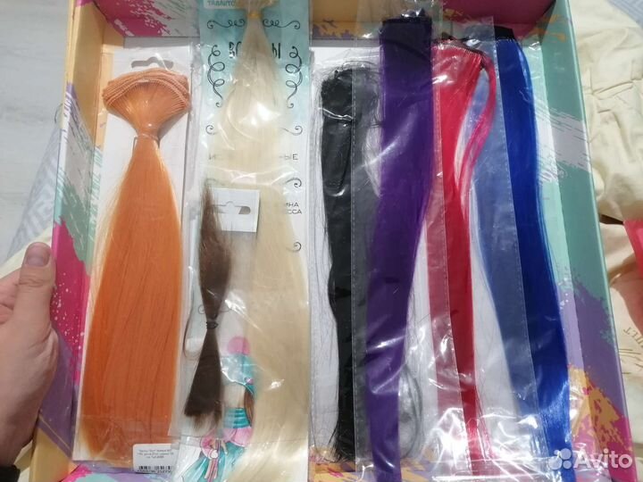 Волосы трессы для кукол