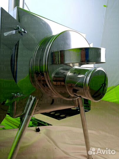 Походная печь Малая на 15 л. c экранами с трех сто