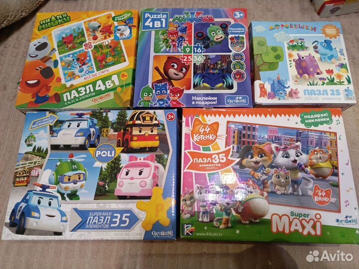 Пазлы разные