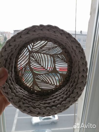 Плетёная ваза для конфет, фруктов, сухариков