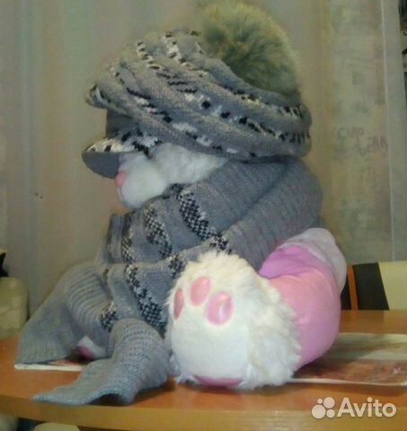 Шапка + шарф (шерсть)