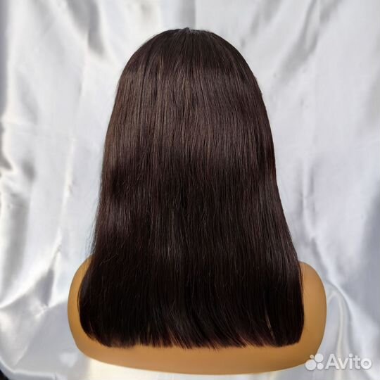 Парик из натуральных волос 36см