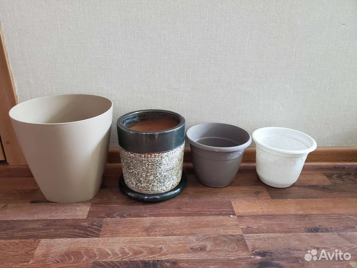 Горшок для цветов, поддоны