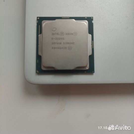 Процессор intel xeon e2224g