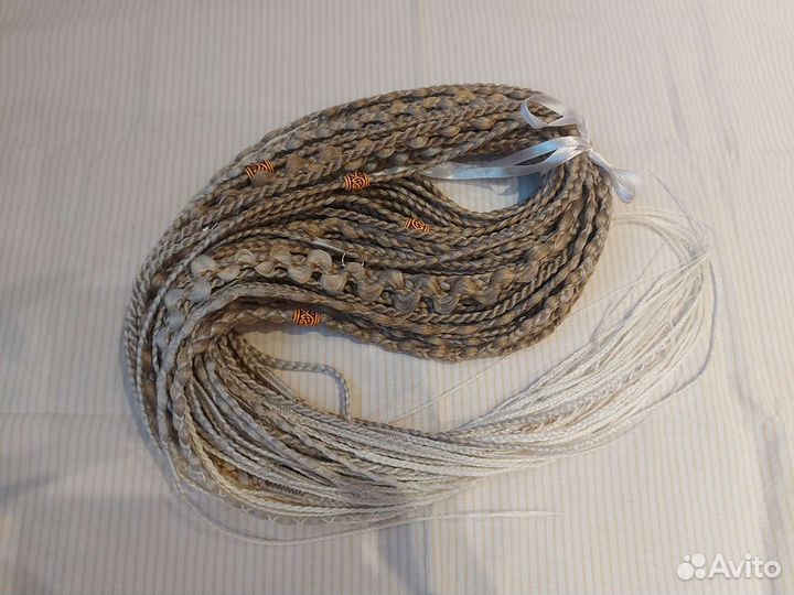 Де косы фактурные косы микс комплект новый